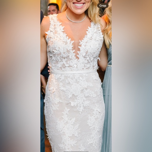 MIRA ZWILLINGER - VERONICA MERMAID DRESS (pre worn) XS/S or 2/4 - Picture 3 of 7